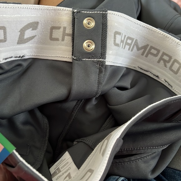 NWT CHAMPRO Womens Large Fast Pitch Softball Pants Gray - Picture 9 of 12